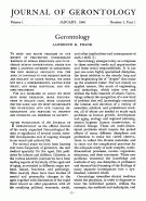 Journal of Gerontology